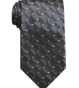 Clock in with confidence. This sleek tie from John Ashford does the work for you (almost).