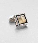 Inspired by the tale of Pandora's box in Greek mythology and featuring the Tateossian signature element of surprise, this glass-box cuff link holds genuine mammoth tusks dating back 12,000 years from Siberia.Sold separatelyBrass and glassEnamel trimMade in United Kingdom