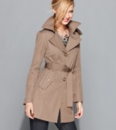 Outrun your cold weather blues in a chic trench from MICHAEL Michael Kors. Pair with jeans or khakis for a pulled-together ensemble. (Clearance)