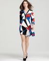 DKNY Printed Shirt Dress