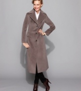 A chic and streamlined look in a cozy angora-blend will get you through the season in style, from Calvin Klein. (Clearance)
