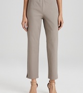 Streamline your silhouette in these classic and simple Eileen Fisher pants. The cropped length lends easy appeal.