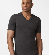 Weightier than a tee but still on the light side, in soft cotton jersey with a touch of stretch. Great, body-skimming fit Cotton/elastene; machine wash Imported