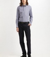 A striped look that works all day, every day with trousers and jeans alike in smooth stretch cotton. Buttonfront 97% cotton/3% elastane Dry clean Imported 