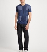 Iconic plaid pattern livens this classic crewneck, making a bold style statement in cool, comfortable cotton. CrewneckCottonMachine washImported