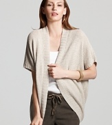 The relaxed, open styling of this Eileen Fisher linen cardigan lends itself to layering, topping your closet favorites with luxe lightweight warmth.