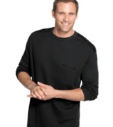 Sporty meets style. This waffle shirt from Alfani is a must-have basic. (Clearance)