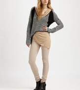 This chunky knit layers perfectly in a cropped scoopneck silhouette.ScoopneckLong sleevesContour hemAbout 26 from shoulder to hem80% cotton/20% viscoseDry cleanImportedModel shown is 5'9½ (177cm) wearing US size Small.