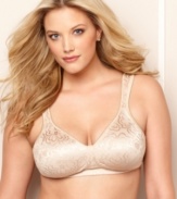 The perfect amount of lift and support for a naturally beautiful shape. The 18 Hour Ultimate Lift and Support bra by Playtex. Style #4745