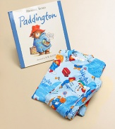 Bedtime has never been this fun with this charming Paddington set including a story book and printed pajama set.Cotton crewneck pajamas Machine wash Hardcover book Recommended for ages 2-6X Made in USAPlease note: Plush doll sold separately. 