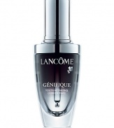 Youth is in your genes. Reactivate it. Discover the skin you were born to have. Lancôme invents our first skincare that boosts the activity of genes. Ten years of research, seven international patents. At the very origin of your skin's youth: your genes. Genes produce specific proteins, that can be found on the skin's surface. These proteins are the skin's signature of youth. With age, their presence diminishes.
