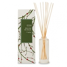 A comforting blend of fresh balsam and oak moss intertwines with aromatic cedarwood, cinnamon and eucalyptus to create the very essence of the holiday season. Fragrance oil travels up through the reeds and softly fills the room with your favorite scent for the holidays. These diffusers are as pleasing to the eye as they are to the nose. A comforting blend of fresh balsam and oak moss intertwines with aromatic cedarwood, cinnamon and eucalyptus to create the very essence of the holiday season. Fragrance oil travels up through the reeds and softly fills the room with your favorite scent for the holidays. These diffusers are as pleasing to the eye as they are to the nose.
