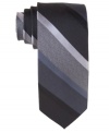Your future's so bright you'll need to wear shades, like on this statement-making striped skinny tie from Barr III.