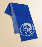 A stylish knit wrap for your little one with Indian head logo detail.AcrylicMachine washImported