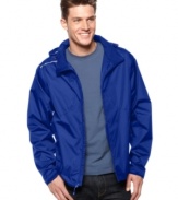 Try to resist. Functional and fashionable, this jacket from Weatherproof resists water and wind while retaining heat for long-lasting comfort you can't pass up.