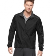 This ultra-lightweight Nike jacket is designed specifically to help keep runners dry and comfortable. (Clearance)