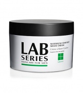 Formulated for all skin types. Creamy formula softens and prepares beard for a close and comfortable shave. Rich, concentrated texture allows for excellent razor glide and protection. A patented formula system provides immediate relief of irritation and stinging. 8 oz.