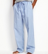 Showcase your relaxed nautical style with these pajama pants from Nautica.