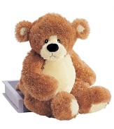 Gund your little one's hug-friendly Fleming bear has floppy arms and legs and a fuzzy fur coat. Book not included.