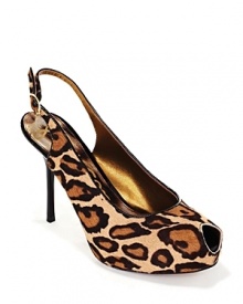 Soft and sleek, these leopard-printed haircalf slingbacks feature flirty keyhole peeptoes, perfect for stalking urban jungles in wild style. By Sam Edelman. Soft and sleek, these leopard-printed haircalf slingbacks feature flirty keyhole peeptoes, perfect for stalking urban jungles in wild style. By Sam Edelman.