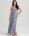 Soft Joie Dress - Emilia Ikat Zig Zag Maxi Dress