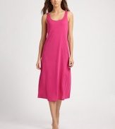 A classic lounge design made of soft, stretch fabric for the ultimate in comfort. ScoopneckWide shoulder strapsScoop backPull-on styleAbout 46 from shoulder to hem65% Modal/35% polyesterMachine washImported