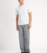 A remarkable lounge classic in a microfiber fabric made from sustainable beech trees for the softest feel imaginable. Crewneck 95% micromodal/5% Lycra; machine wash Imported 