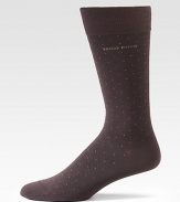 A classic look with a smooth, stretchy fit and pindot detail. Logo embroidery 34% cotton/30% polyamide/30% modal/6% elastane Machine wash Imported 