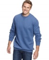 For those days when you're on the go, stay sporty and comfortable in this fleece shirt from Izod.