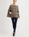 Featuring a sophisticated plaid print, this brilliant design will be a go-to piece this season.Removable sherpa collarPrincess seamsToggle closureFlap pocketsAbout 29 from shoulder to hem40% virgin wool/40% cotton/20% polyamideDry cleanImported of Italian fabric Model shown is 5'11 (180cm) wearing US size 2. 