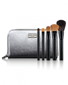 A collection of 5 mini brushes that ensures a perfectly airbrushed makeup look.Set includes:Mini Blender, Blush, Concealer, Small eye contour and Eye shader brushes. A collection of 5 mini brushes that ensures a perfectly airbrushed makeup look.Set includes:Mini Blender, Blush, Concealer, Small eye contour and Eye shader brushes.