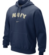 Set sail to your team spirit with this NCAA Navy Midshipmen hoodie from Nike.