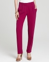 DIANE von FURSTENBERG's straight-leg pants transition confidently with ease from day to dinner.