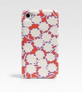 Soft leather featuring a vivid floral print snap over your iPhone® for a chic case. Saffiano leather2½W X 4½H X ½DImportedPlease note: iPhone® not included.