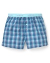 Calvin Klein Matrix Slim Fit Woven Boxers