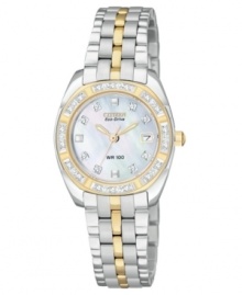 You'll dazzle every hour of the day in this lovely, sparkling watch from Citizen.