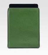 A slipcase for the iPad® user who appreciates elegant craftsmanship as much as on-the-go style. This case is handmade from French goatskin leather with a soft, pliable design and top opening. Leather 8.25W X 10.25H X 0.25D Imported 