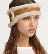 This luxurious style is perfect for keeping you warm and chic. Dyed sheepskin shearlingSpecialist dry cleanImportedFur origin: Spain