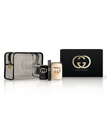 Experience the thrill of the forbidden with Gucci Guilty. A daring, oriental floral with top notes of mandarin and pink pepper leading into middles notes of peach, lilac and geranium then unveils base ambery notes and patchouli. Bold, rich and feminine, Gucci Guilty makes a statement about who you are. Awaken your senses with a daring edge of sexiness and sensuality that is Gucci Guilty. Experience the thrill of the forbidden with Gucci Guilty. A daring, oriental floral with top notes of mandarin and pink pepper leading into middles notes of peach, lilac and geranium then unveils base ambery notes and patchouli. Bold, rich and feminine, Gucci Guilty makes a statement about who you are. Awaken your senses with a daring edge of sexiness and sensuality that is Gucci Guilty.