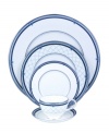 Imbue your dinnerware with English country charm when you set it with the Countess place settings collection form Royal Doulton. A lattice design is accented by cobalt and silver bands as well as delicate paisley flowers.