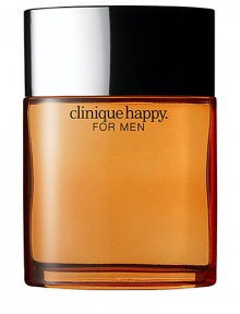 First there was Clinique Happy. A hint of citrus, a wealth of flowers. A mix of emotions. Now, introducing Clinique Happy for Men. Cool. Crisp. A hint of citrus. Wear it and be happy. First there was Clinique Happy. A hint of citrus, a wealth of flowers. A mix of emotions. Now, introducing Clinique Happy for Men. Cool. Crisp. A hint of citrus. Wear it and be happy.