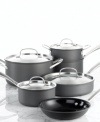 Healthy meals, healthy planet. Cuisinart's eco-friendly Green Gourmet cookware helps you cook with a conscious, utilizing energy-saving hard-anodized construction, recycled materials and exclusive Ceramica(tm) nonstick technology that, unlike many nonstick surfaces, consumes no petroleum in its production. Limited lifetime warranty. Qualifies for Rebate