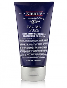 Facial Fuel Energizing Moisture Treatment for Men. Vitamin-enriched and energizing non-oily facial moisturizer wakens, uplifts and firms dull, fatigued skin. This facial recovery accelerator helps skin resist the effects of environmental stress for a healthy, invigorating appearance. Formulated with Vitamin C and E, chestnut extract and soy to re-fuel, re-energize and revitalize your skin. All skin types Made in USA Facial Fuel Energizing Moisture Treatment for Men. Vitamin-enriched and energizing non-oily facial moisturizer wakens, uplifts and firms dull, fatigued skin. This facial recovery accelerator helps skin resist the effects of environmental stress for a healthy, invigorating appearance. Formulated with Vitamin C and E, chestnut extract and soy to re-fuel, re-energize and revitalize your skin. All skin types Made in USA