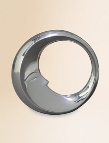 An exceptional gift for new parents, handcrafted in a charming moon silhouette from 18/8 stainless steel with a coin slot on top. Removable rubber stopper 6½ diam. Wipe clean Imported An exceptional gift for new parents, handcrafted in a charming moon silhouette from 18/8 stainless steel with a coin slot on top. Removable rubber stopper 6½ diam. Wipe clean Imported