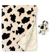 Featuring a super plush blanket, easy-travel carrier and soft, cutie-pie rattle, this all-in-one set is great for on-the-go or at-home fun.