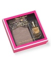 Juicy Couture's boxed set features glamorous rhinestone embellished hand warmers and bold metallic nail polish. The perfect gift for someone special.
