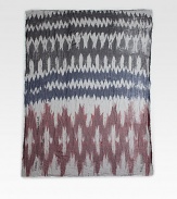 Fair isle melange print embraces this modal silk design, lending a cool, carefree touch to your most clean-cut ensemble.68 x 10090% modal/10% cashmereDry cleanImported