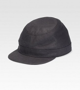 A structured cap with heritage feel, crafted in lightweight linen for an elegant finishing touch.LinenBrim, about 1½Dry cleanMade in USA