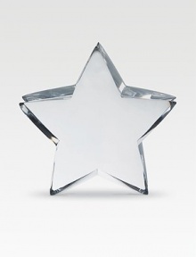 Crafted with stunning clarity in lead crystal with flat, beveled edges. From the ZinZin Collection 2½W X 2¾H Hand wash Made in France Crafted with stunning clarity in lead crystal with flat, beveled edges. From the ZinZin Collection 2½W X 2¾H Hand wash Made in France