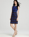 Milly Dress - Geometric Jacquard Darcie